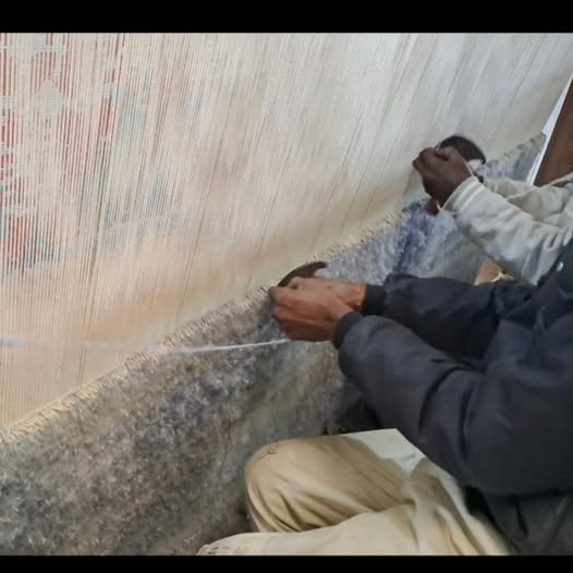 Rug Weaving Mirzapur Factory Floor