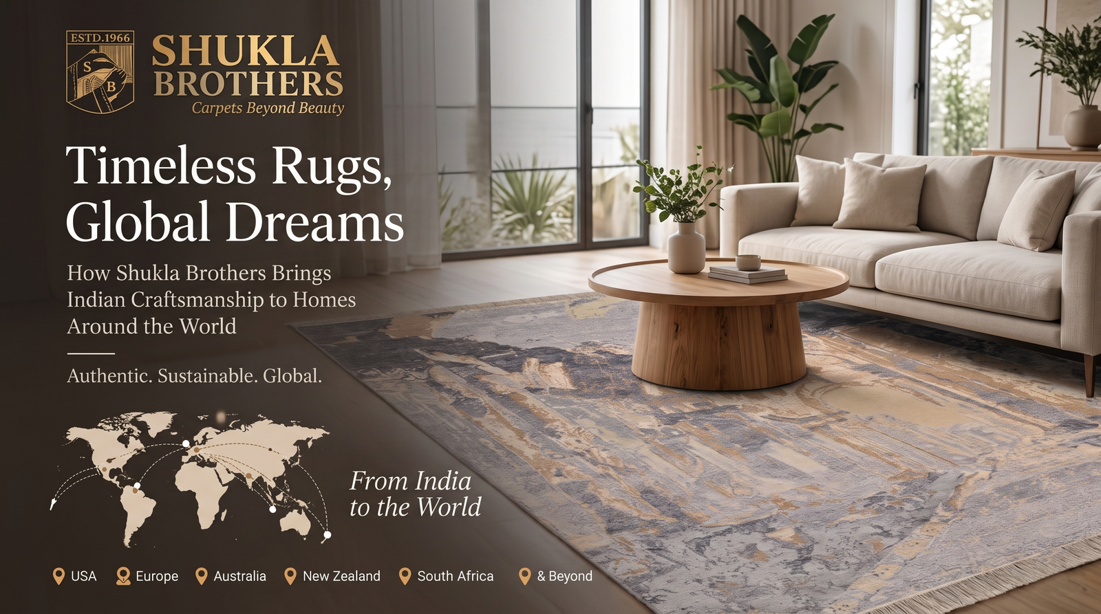Indian Handmade Rugs – A Global Choice for Timeless Elegance Cover