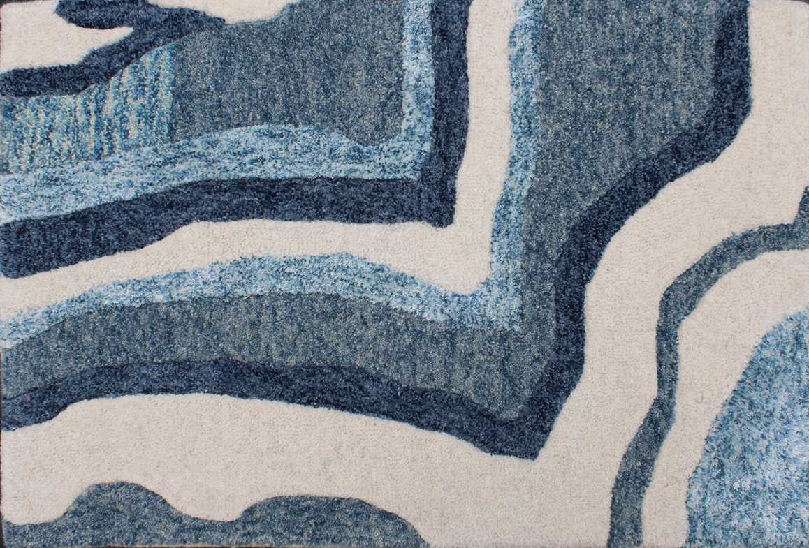 Modern SOHO CUT Multi Texture Wool And Viscose 10