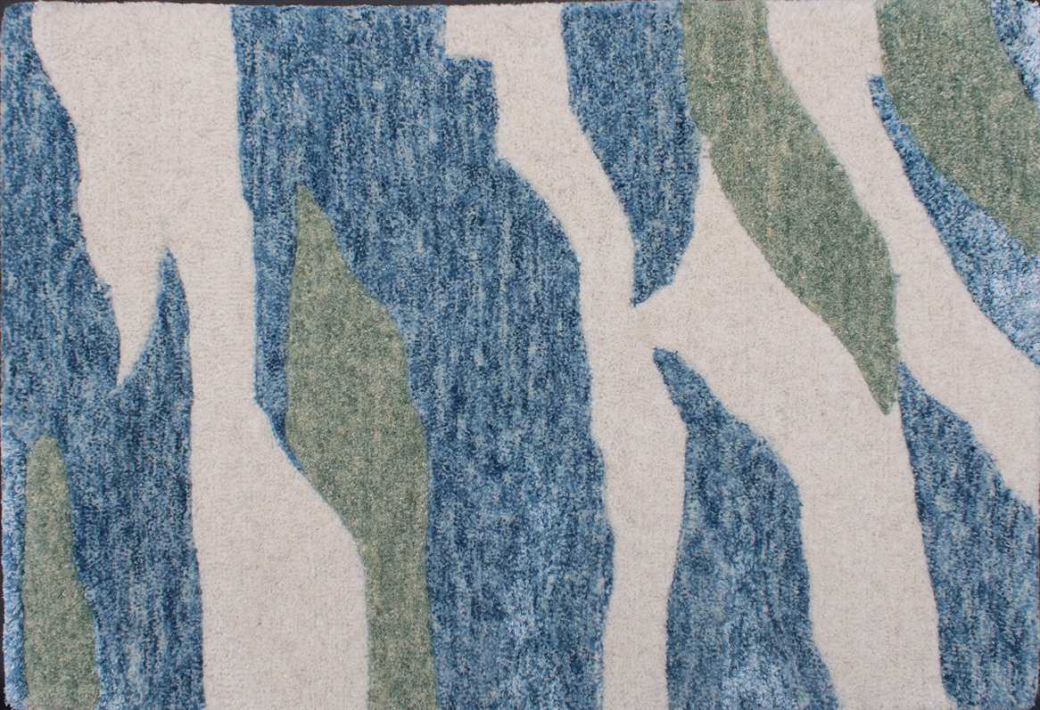 Modern SOHO CUT Multi Texture Wool And Viscose 11