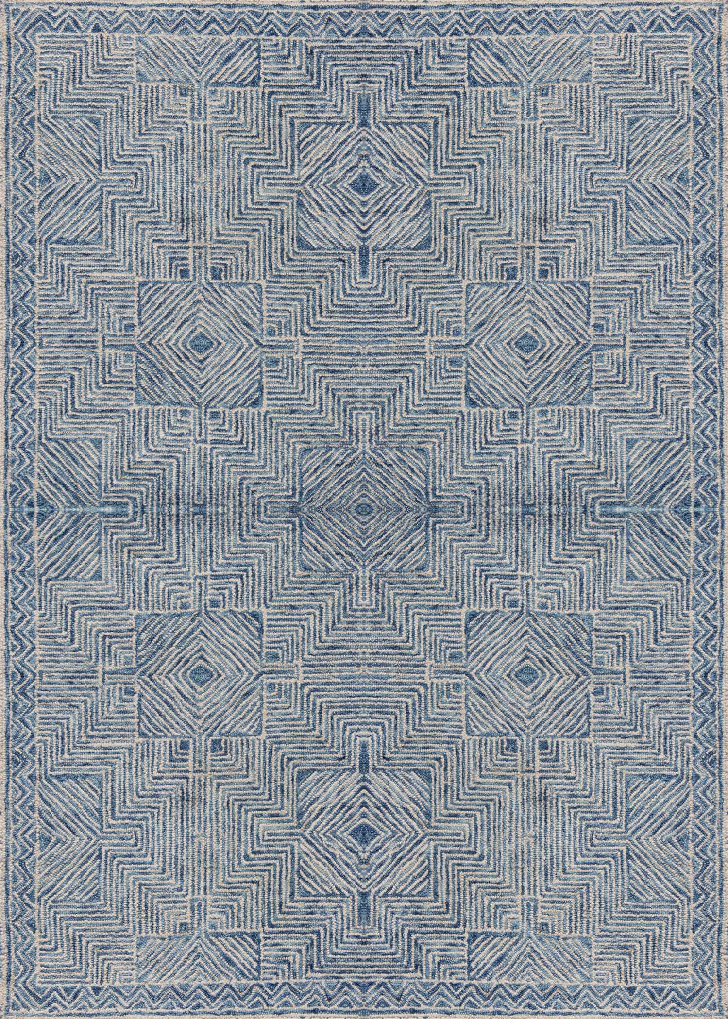 SELF WEAVE DESIGN LOOP CUT Wool 6