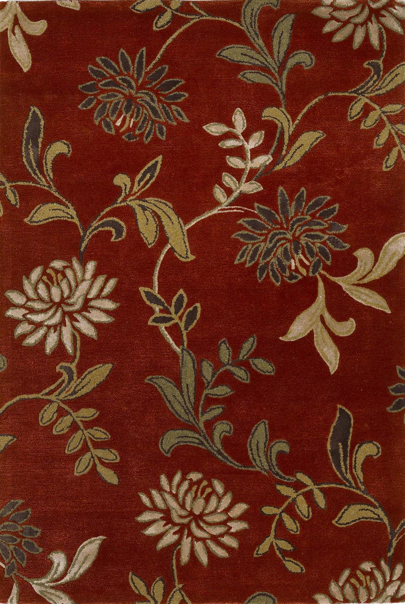 Florence 4562 Red Floral