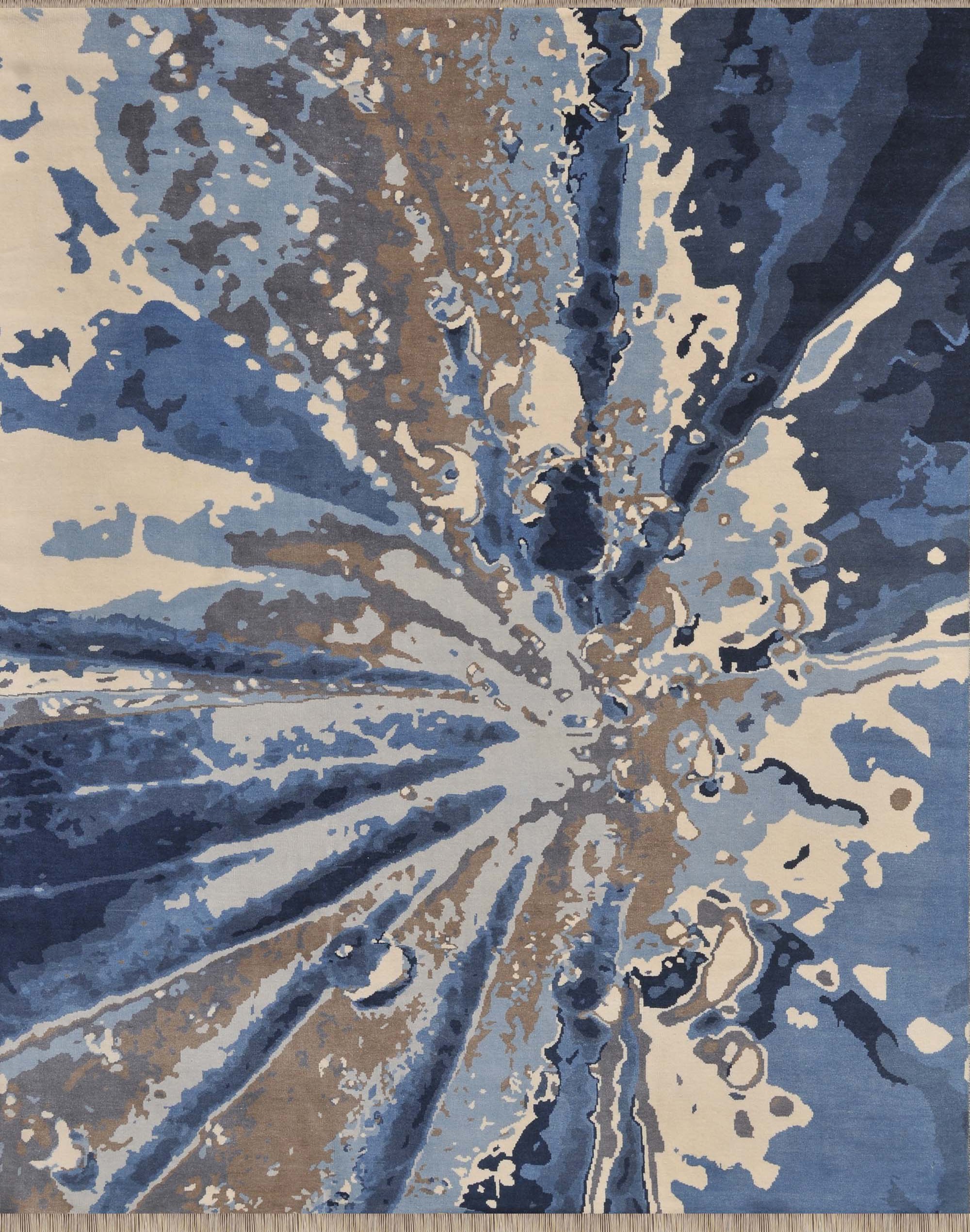 Slate Damask Elegance