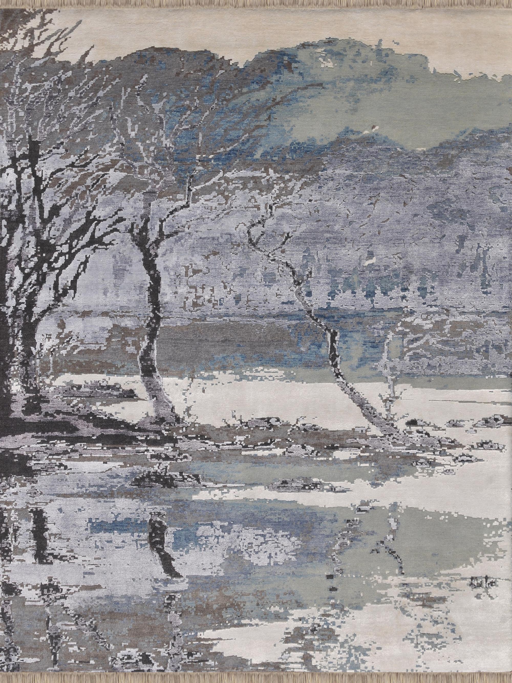 Azure Arabesque Elegance