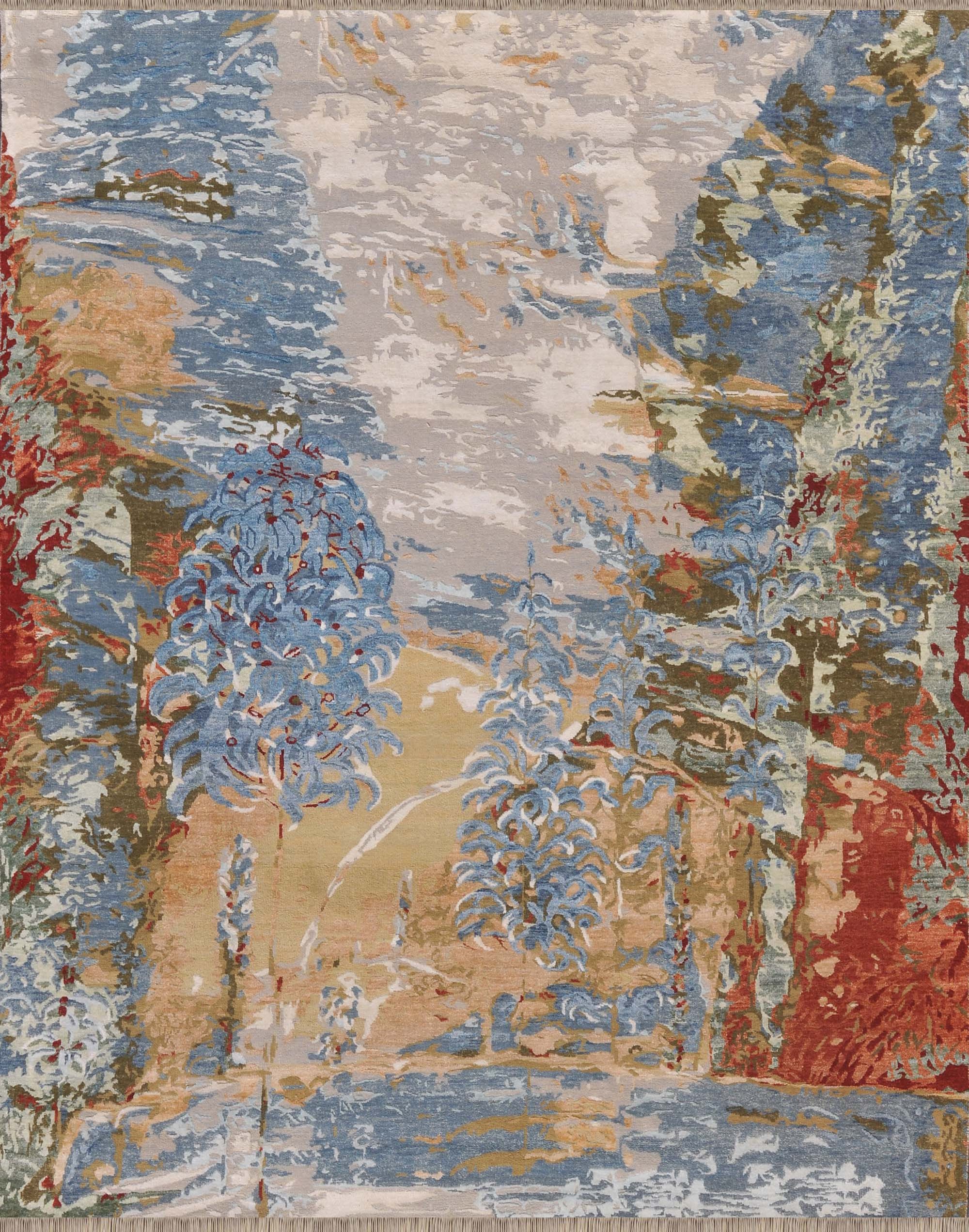 Sapphire Arabesque Elegance