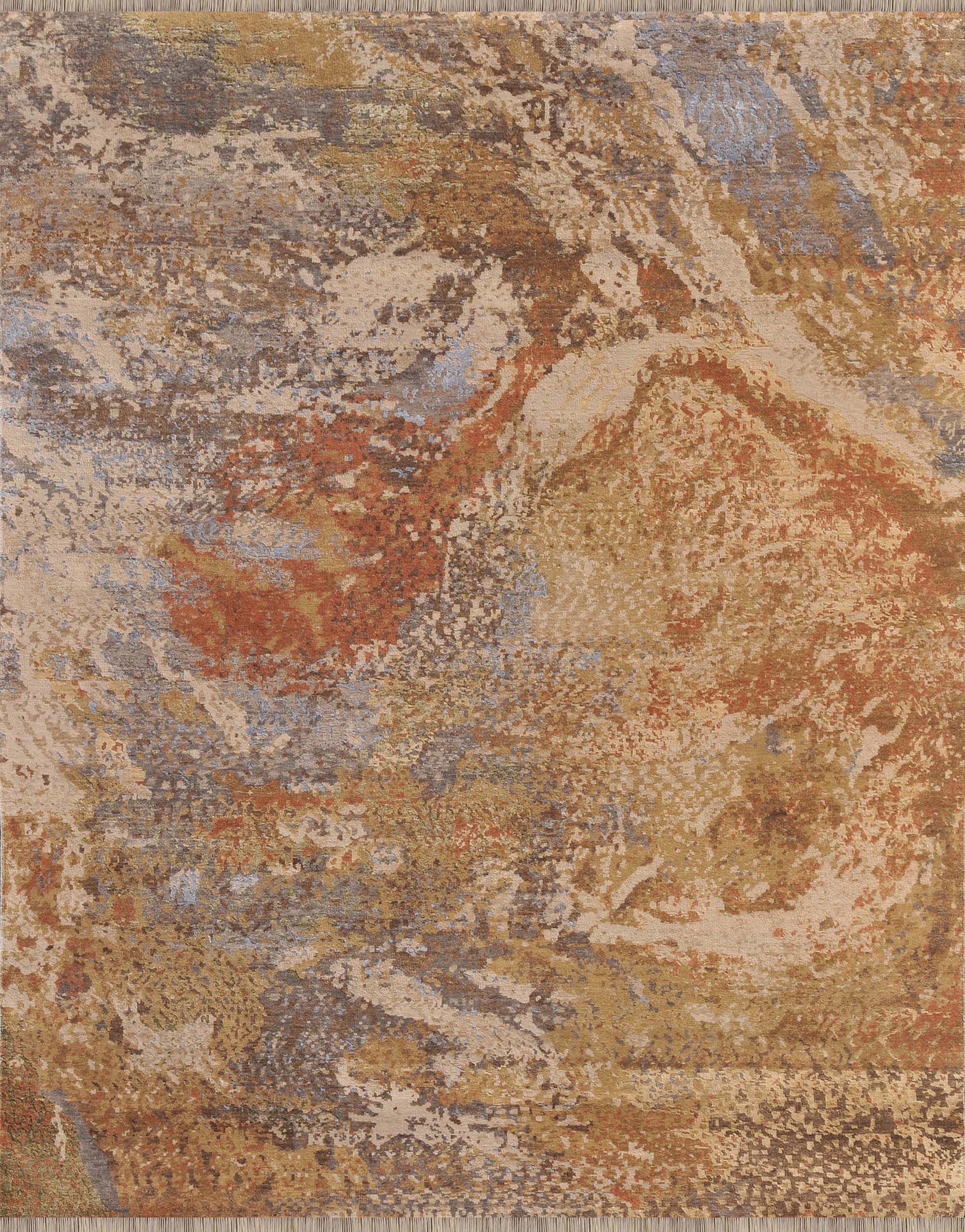 Azure Damask Elegance