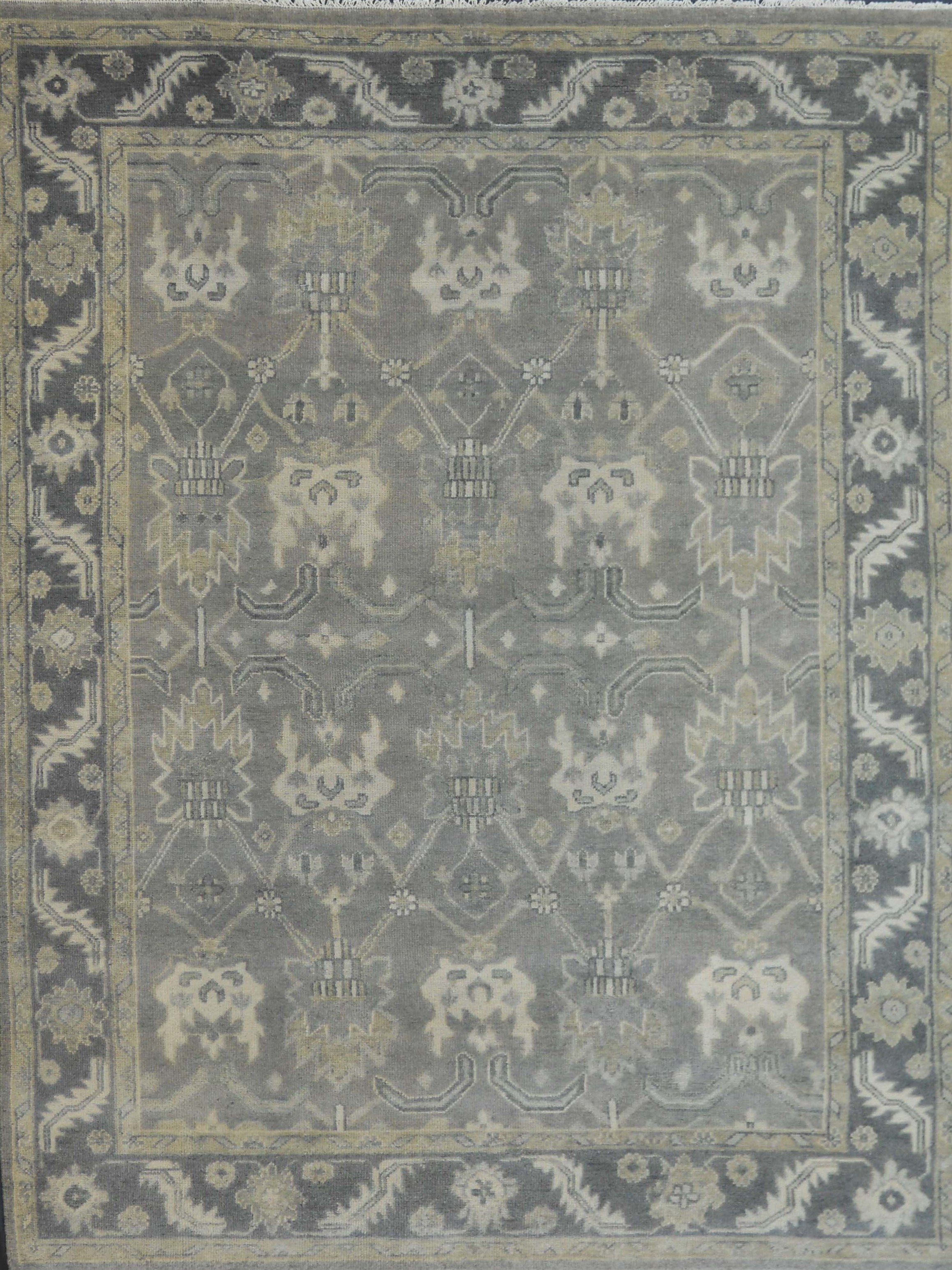 Charcoal Geometric Elegance