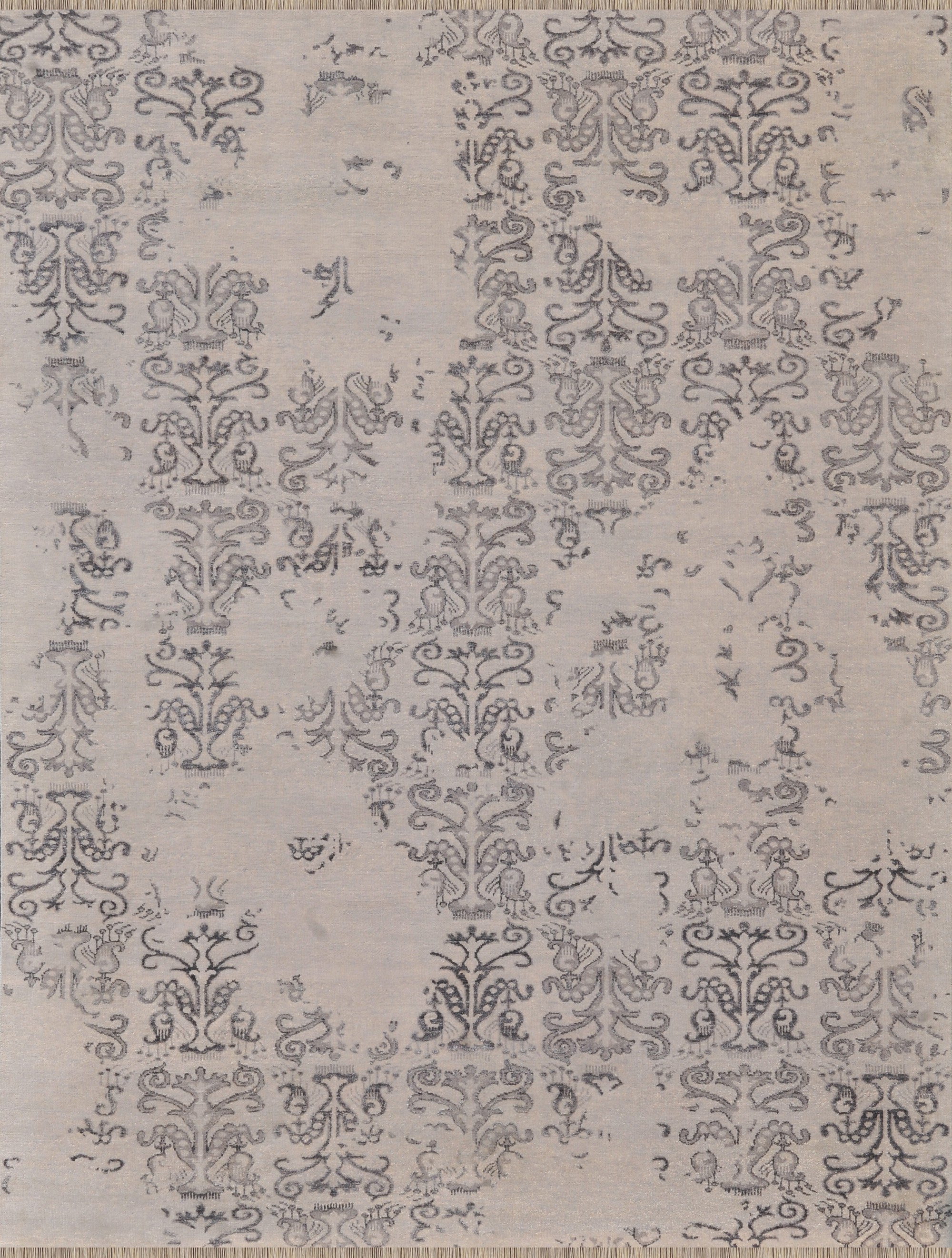 Charcoal Lattice Elegance