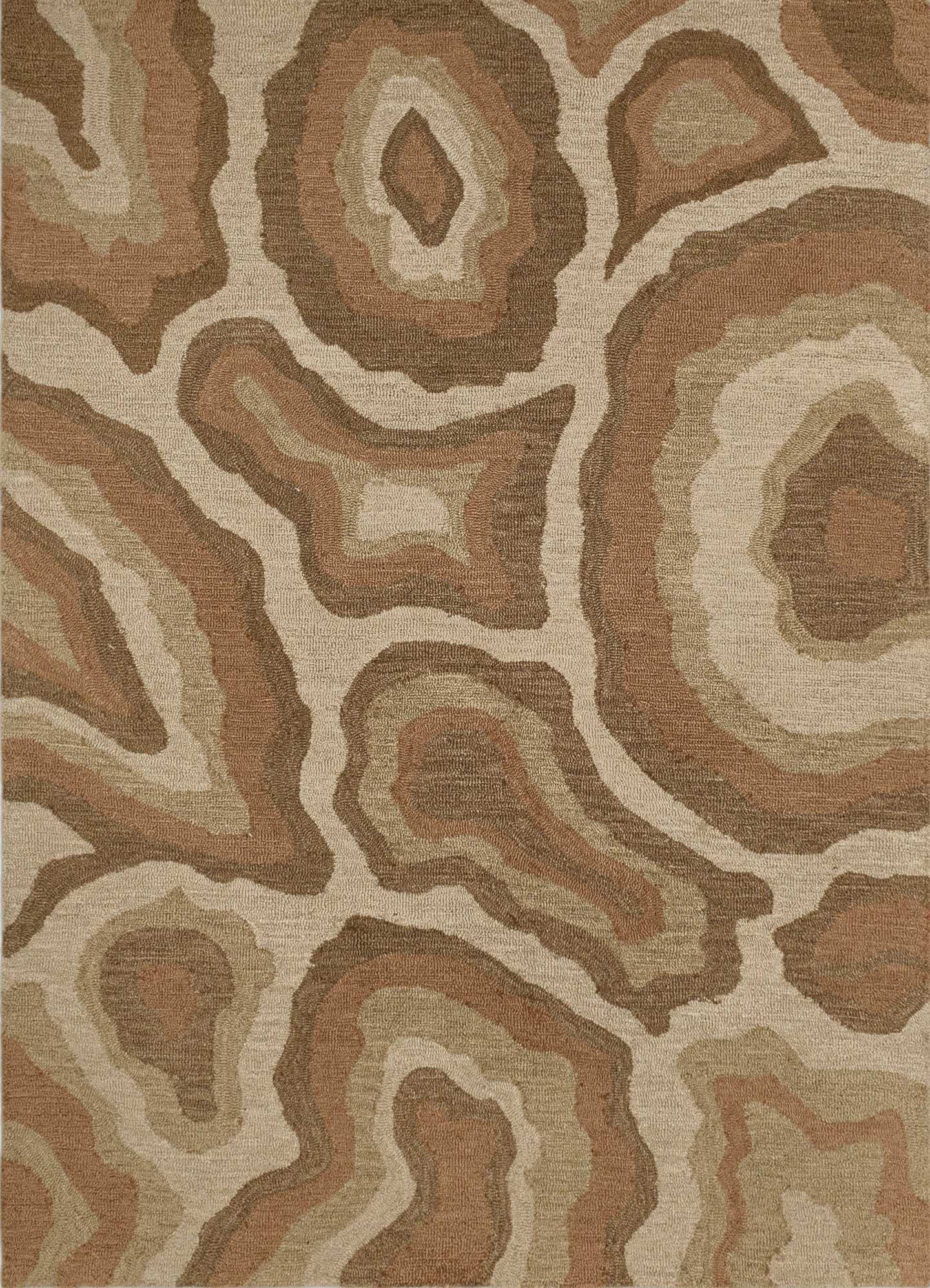 Earthy Agate Hand-Tufted Wool Rug 5ft x 7ft Manufacturing Specs